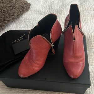 rag & bone Margot Boot / bootie color chili size 36.5 (6.5). Worn twice.